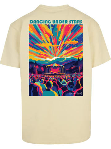 Merchcode T-Shirt "Dance Under Stars Oversized T-Shirt" in Gelb