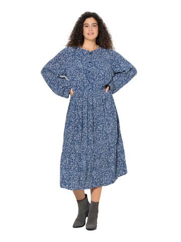 Ulla Popken Midikleid in dunkelblau