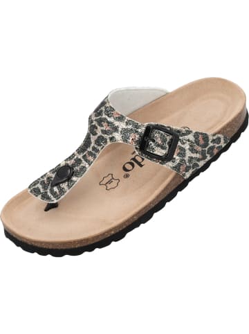 palado Zehentrenner in gold leo glitzer/schwarz