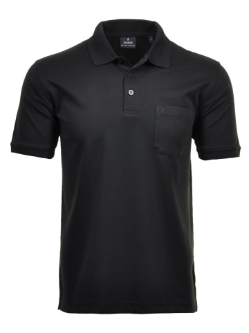 Ragman Polo in schwarz