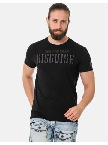 Cipo & Baxx T-Shirt in BLACK