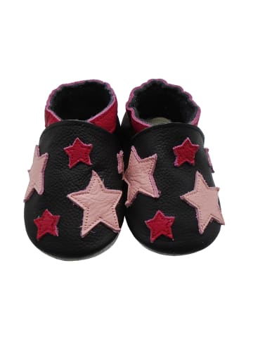 Yalion Baby Krabbelschuhe in Sterne Schwarz