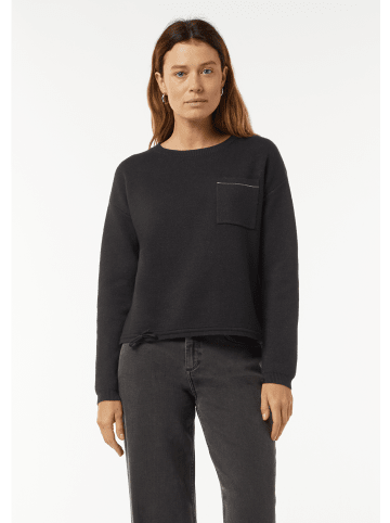 comma Strickpullover langarm in Schwarz