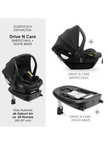 Hauck 4in1 Kinderwagen-Set Vision X Trio Set - in schwarz,grau
