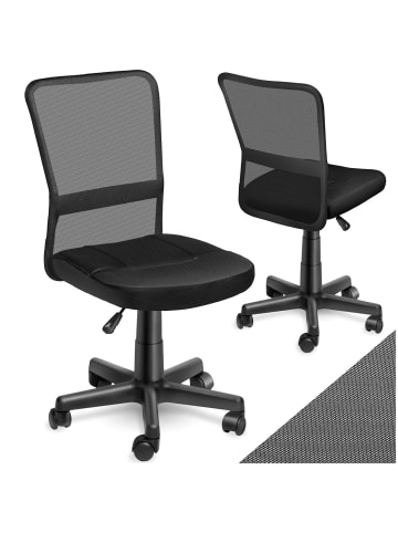 tectake Bürostuhl, ergonomische Form, ausgestattet mit Netzstoffbezug