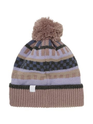 Color Kids BEANIEW. PATTERN in Lila