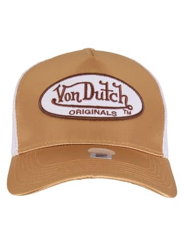 Von Dutch Trucker in lightbrown/white