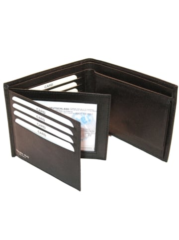 Golden Head Colorado Geldbörse RFID Leder 12 cm in schwarz