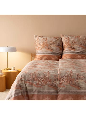 Bassetti Fein Satin Bettwäsche Aquaforte in terralotta