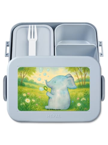 Mr. & Mrs. Panda MEPAL Bentobox Elefant Seifenblasen Design ohne... in Blau Pastell