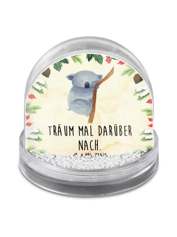 Mr. & Mrs. Panda Weihnachts Schneekugel Koalabär mit Spruch in Naturpapier