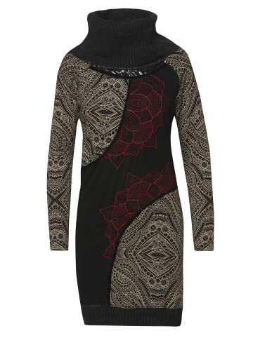 KOROSHI Langärmeliges Kleid in multicolor