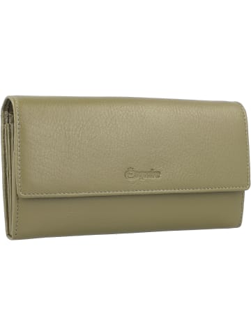 Esquire Peru Geldbörse RFID Leder 18,5 cm in olive