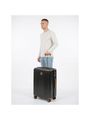 BRIC`s Ferrara 4 Rollen Trolley M 67 cm mit Dehnfalte black