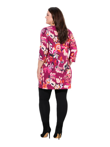Ulla Popken Longshirt in dunkle orchidee
