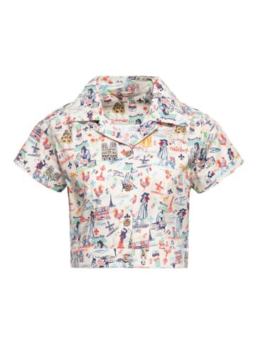 Queen Kerosin Queen Kerosin Hawaiibluse Paris in offwhite