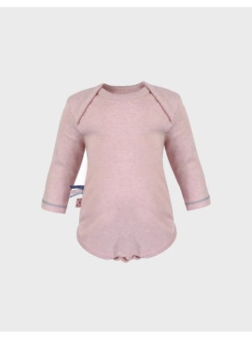 OrganicEra Baby Langarmbody in Rose Melange