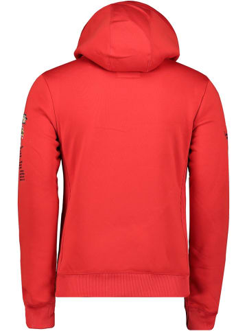 Geographical Norway Hoodie "Gymclass Men Hz 100 Db Bs" in Rot