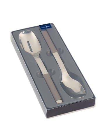 Villeroy & Boch 2er Set Salatbesteck S+ Taupe 31 cm in taupe