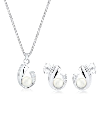 Elli DIAMONDS  Schmuckset 925 Sterling Silber in Weiß