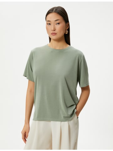 KOTON T-shirt in Khaki