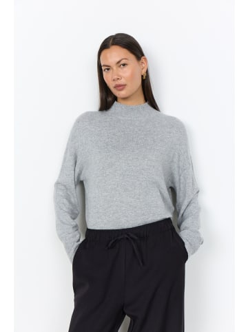 soyaconcept Strickpullover mit Rollkragen in Lt Grey Melange