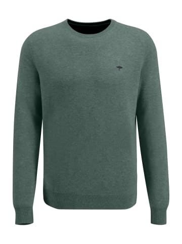 FYNCH-HATTON O-Neck, Merino Cashmere in Sage green