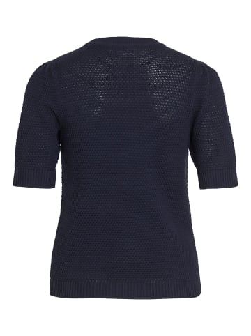 Vila Strickoberteil in Navy Blazer