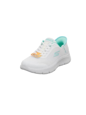 Skechers Sneaker GO WALK FLEX - GRAND ENTRY in white/mint