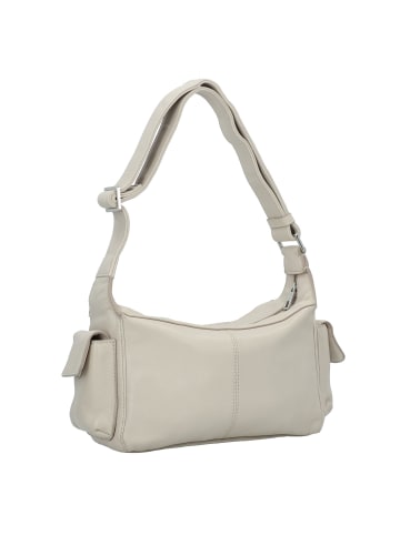 LIEBESKIND BERLIN Lila Schultertasche Leder 33 cm in milk