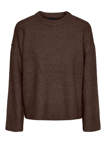 Pieces Strickpullover in Hot Fudge