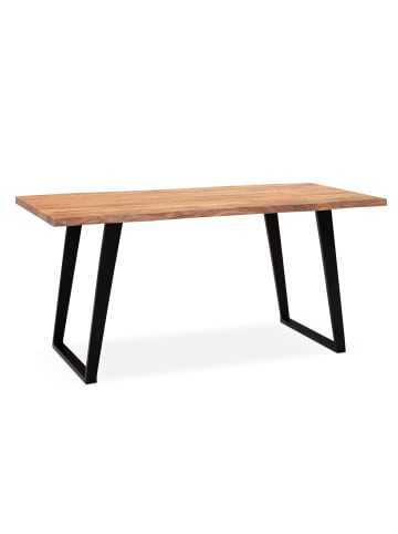 KADIMA DESIGN Schreibtisch Massiv Baumkante, Industrial Design Handarbeit