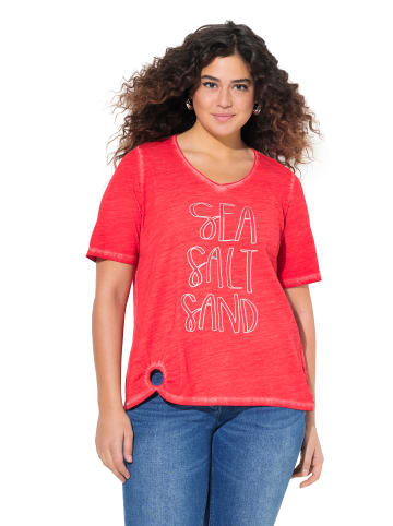 Ulla Popken Shirt in neon rot