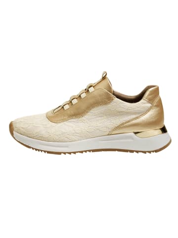 Liva Loop Sneaker in Creme-Weiß, Goldfarben