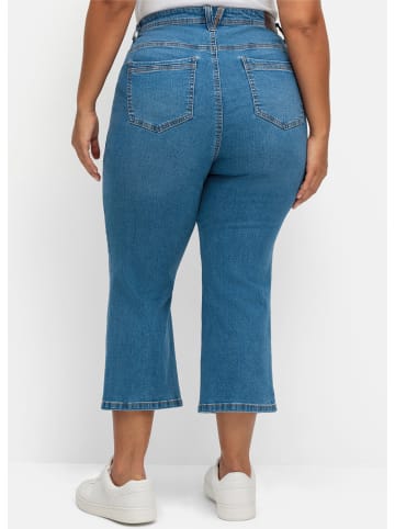 sheego 7/8-Jeans in blue denim