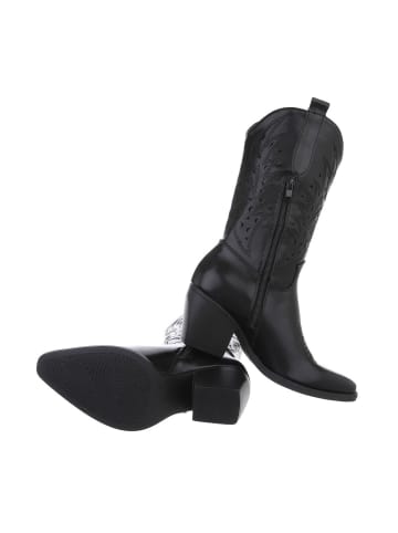 Ital-Design Stiefel in Schwarz