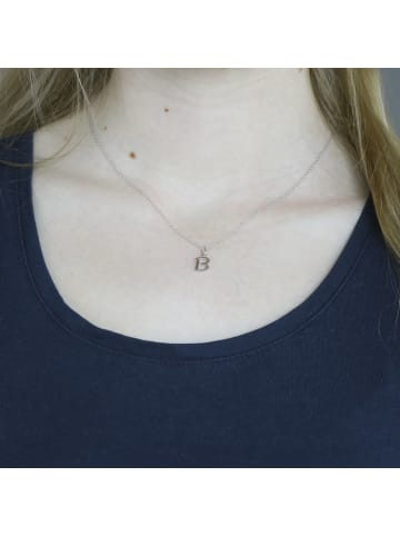 Lucardi 925 Silber Anhänger Buchstabe