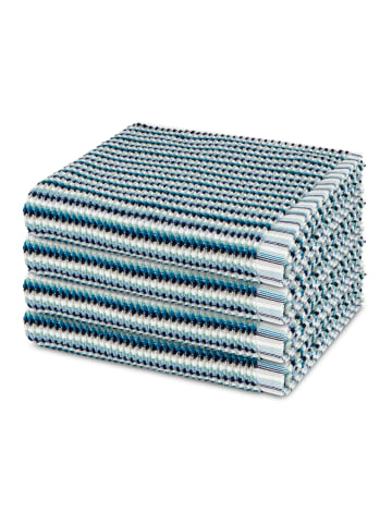 Möve 4 X Handtuch im Set Bliss in Blau / grün