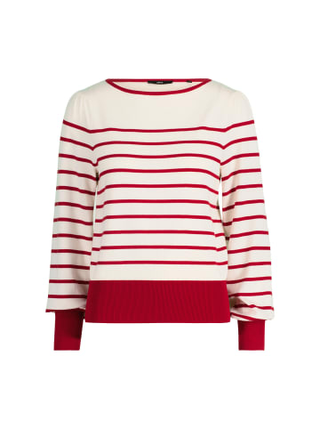 Zero  Pullover mit Streifen in Patch CreamRed