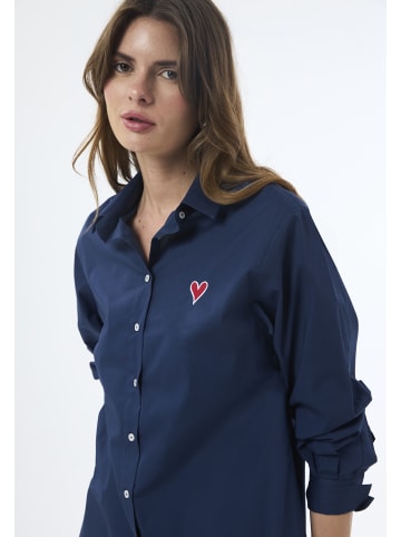 Felix Hardy Hemd Langarm Poplin in navy