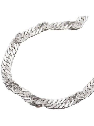 Gallay Kette 3,3mm Singapurkette diamantiert Silber 925 50cm in silber