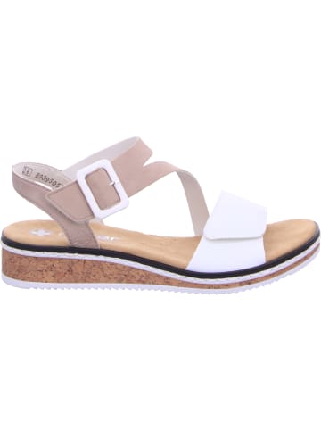 rieker Keilsandalette in weiß