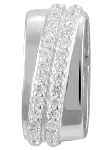 Adeliás Damen Anhänger aus 925 Silber mit Zirkonia in silber