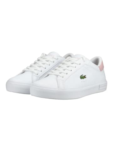 Lacoste Sneaker POWERCOURT in Weiß/Pink