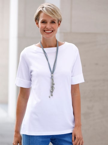 WITT WEIDEN Kurzarmshirt in weiß