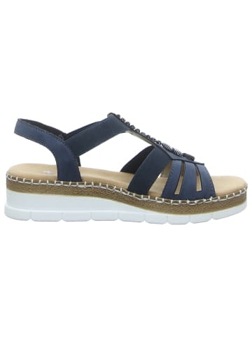 rieker Keilsandalette in blau