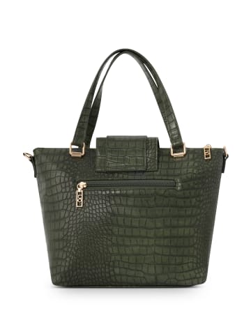 Nobo Bags Schultertasche Weave in green