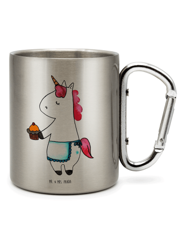 Mr. & Mrs. Panda Tasse Einhorn Muffin ohne Spruch in Silber