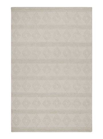 ESPRIT Handweb-Teppich Emmy in creme weiß