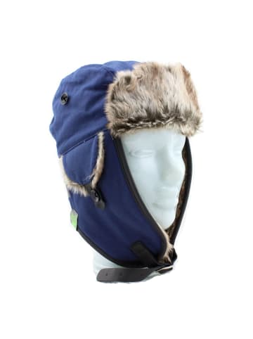 Gio Goi Mütze Trapper Hat in Blau